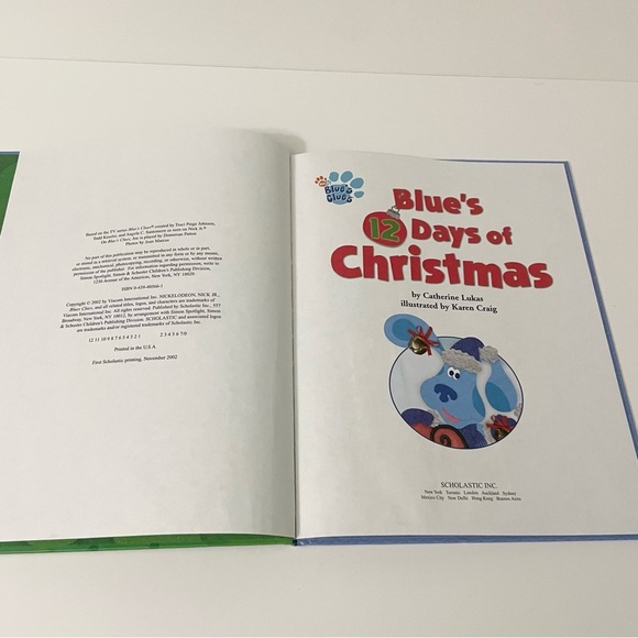 2002 Blues Clues 12 Days of Christmas Book - Picture 10 of 16